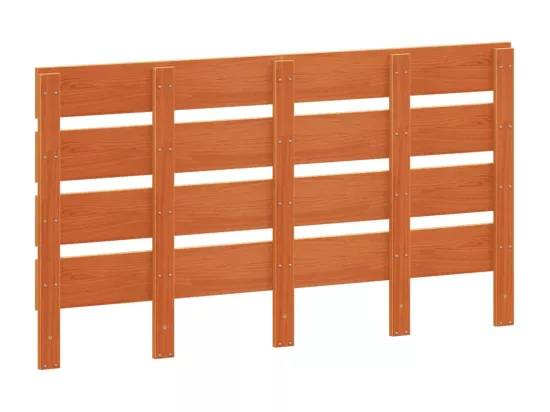 Tête de lit cire marron 150 cm bois massif de pin