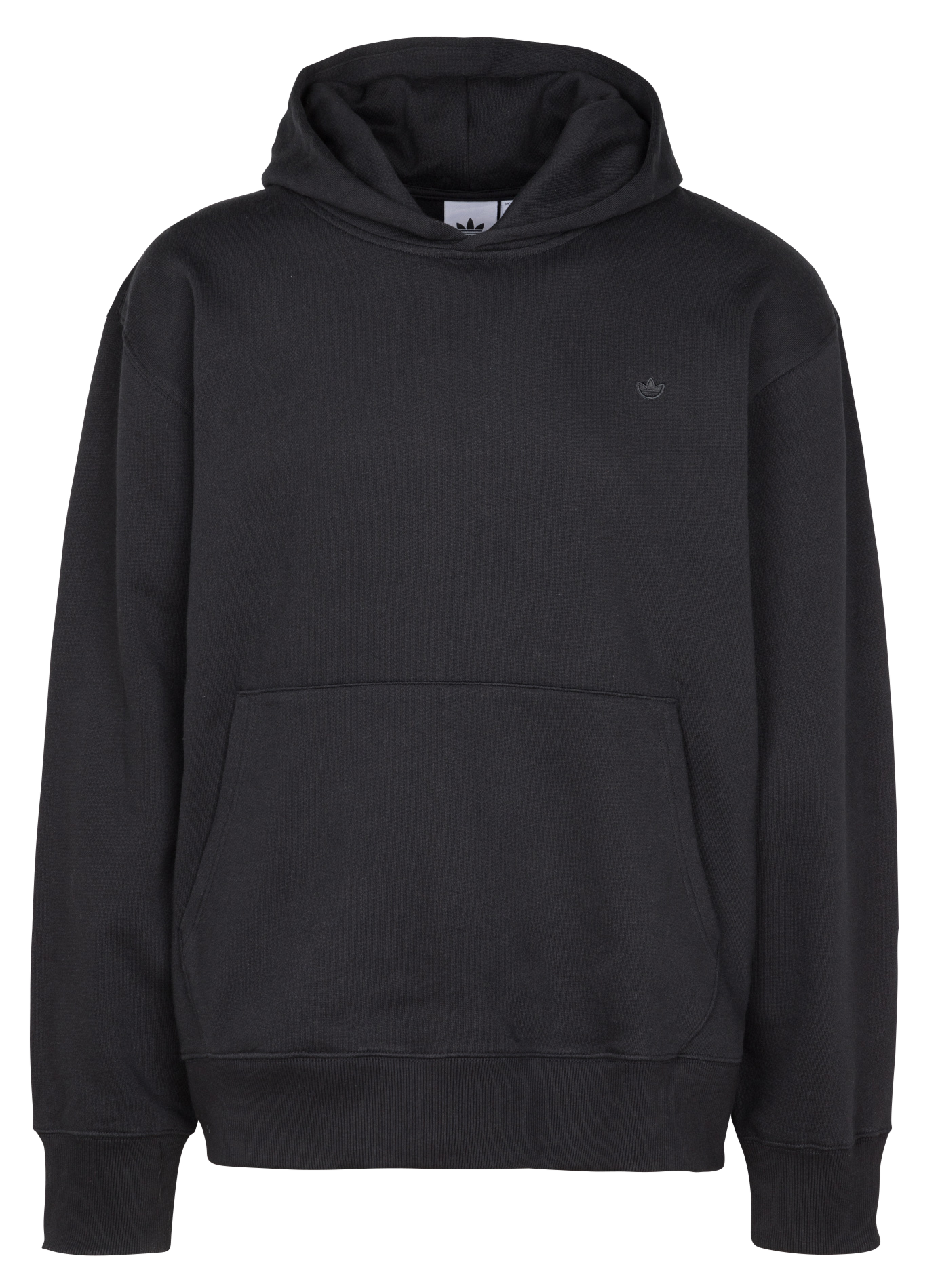 Sweat à capuche loose-fit en coton| Noir