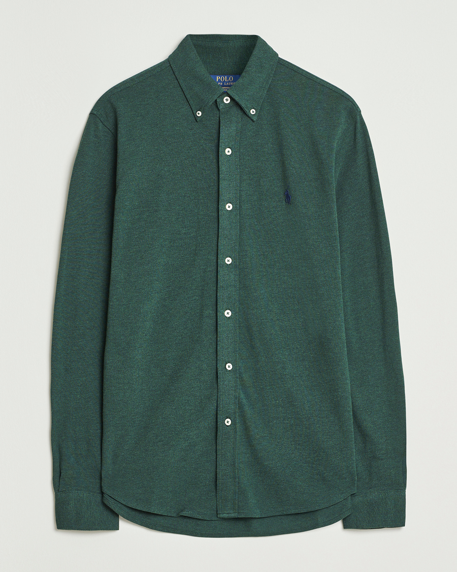 Polo Ralph Lauren Featherweight Mesh Shirt Scotch Pine Heather