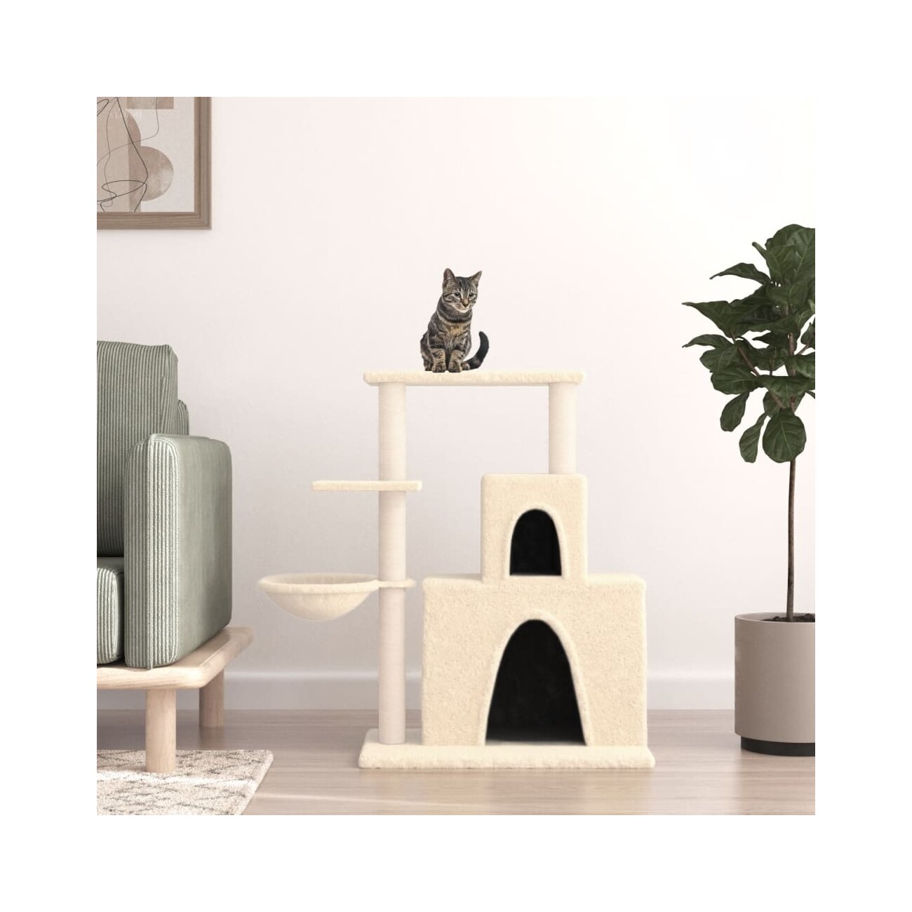 VidaXL Kratzbaum creme