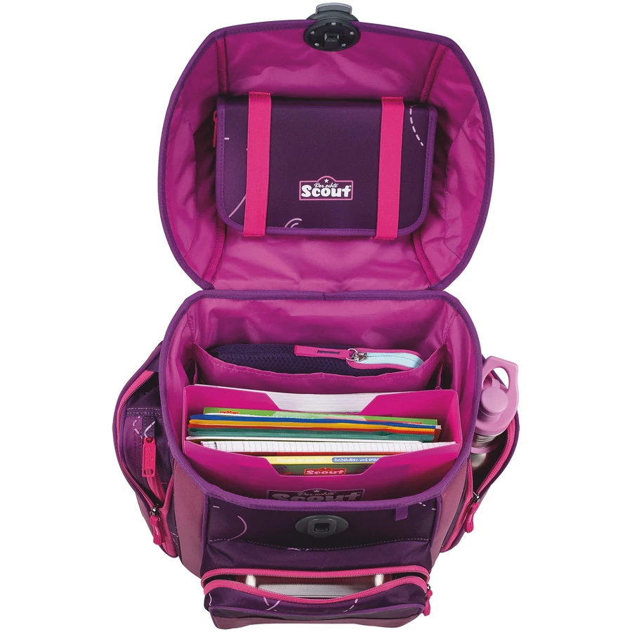 Scout Genius Exklusiv Superflash - Schulranzen Set 4tlg. Lovely