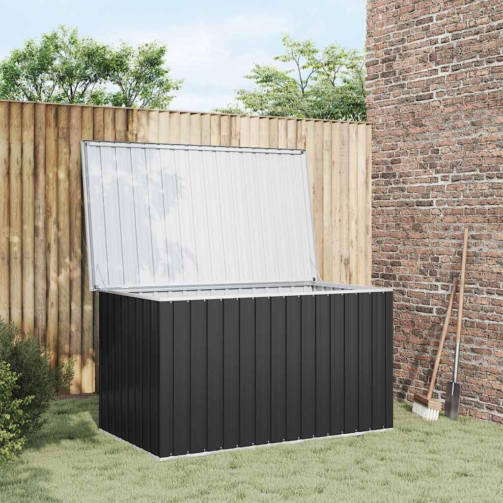 vidaXL Gartenbox Auflagenbox Kissenbox Aufbewahrungsbox Truhe Box Gartenmöbel Gartenkasten Gartentruhe Werkzeugkasten Anthrazit 171x99x93cm