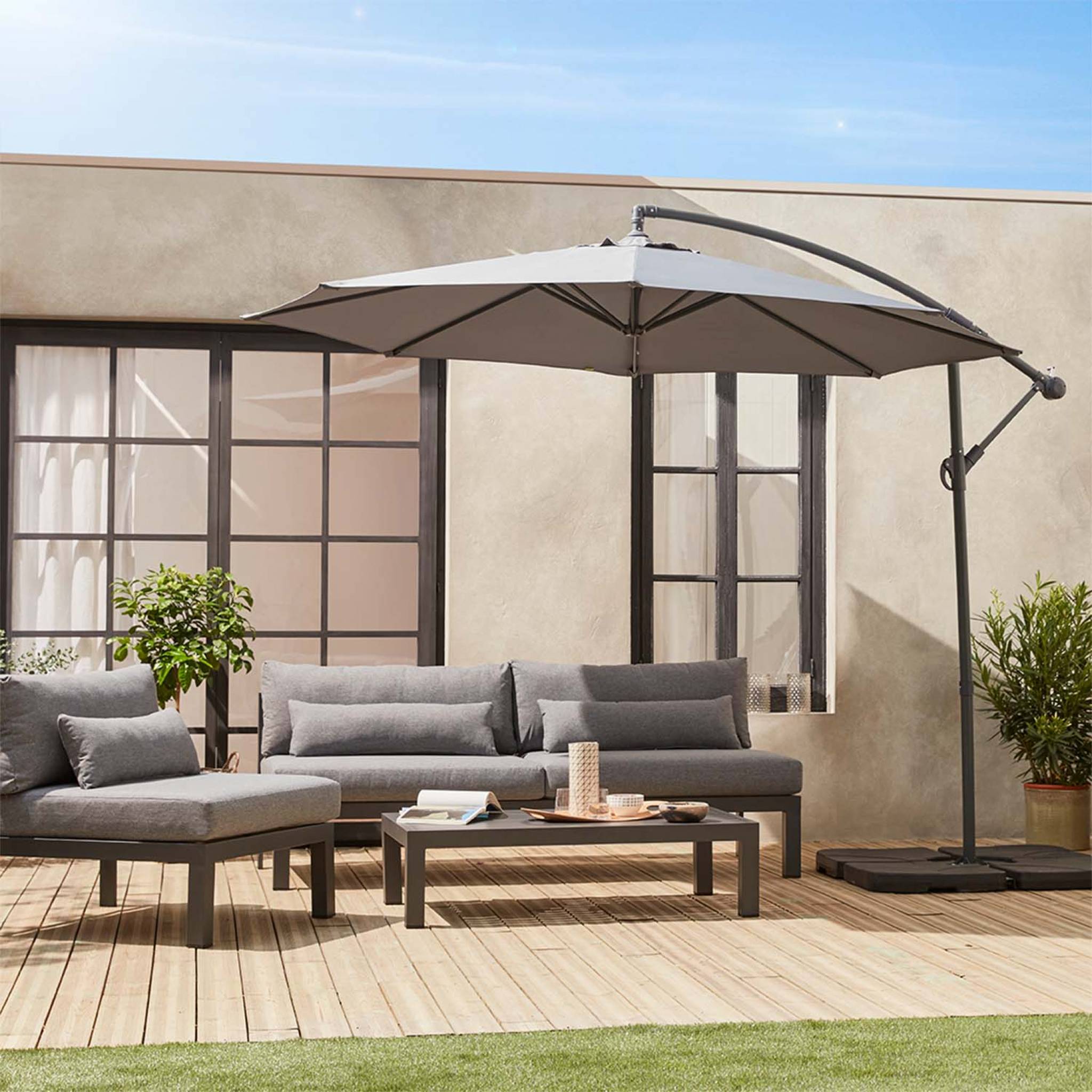 sweeek - Zweefparasol rond 350cm