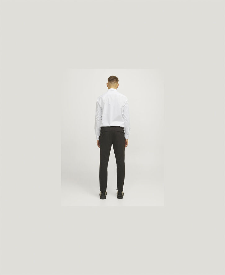 JJ-REBEL JREBGAVIN SOLID SHIRT LS NOOS White