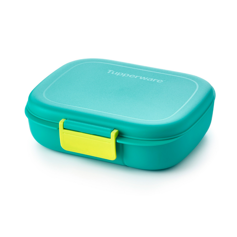 Eco+ 1-2-3 Lunchbox Die Lunchbox mit praktischer Unterteilung und Clip-Verschluss