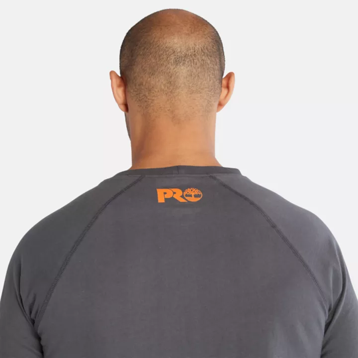 T-shirt à manches longues Timberland PRO Core pour homme en gris foncé