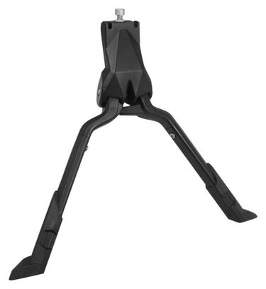 BEQUILLE VELO DOUBLE CENTRALE NEWTON VTC-29  ALU NOIR (POIDS MAXI 60Kgs  PIED STABLE POUR VAE)