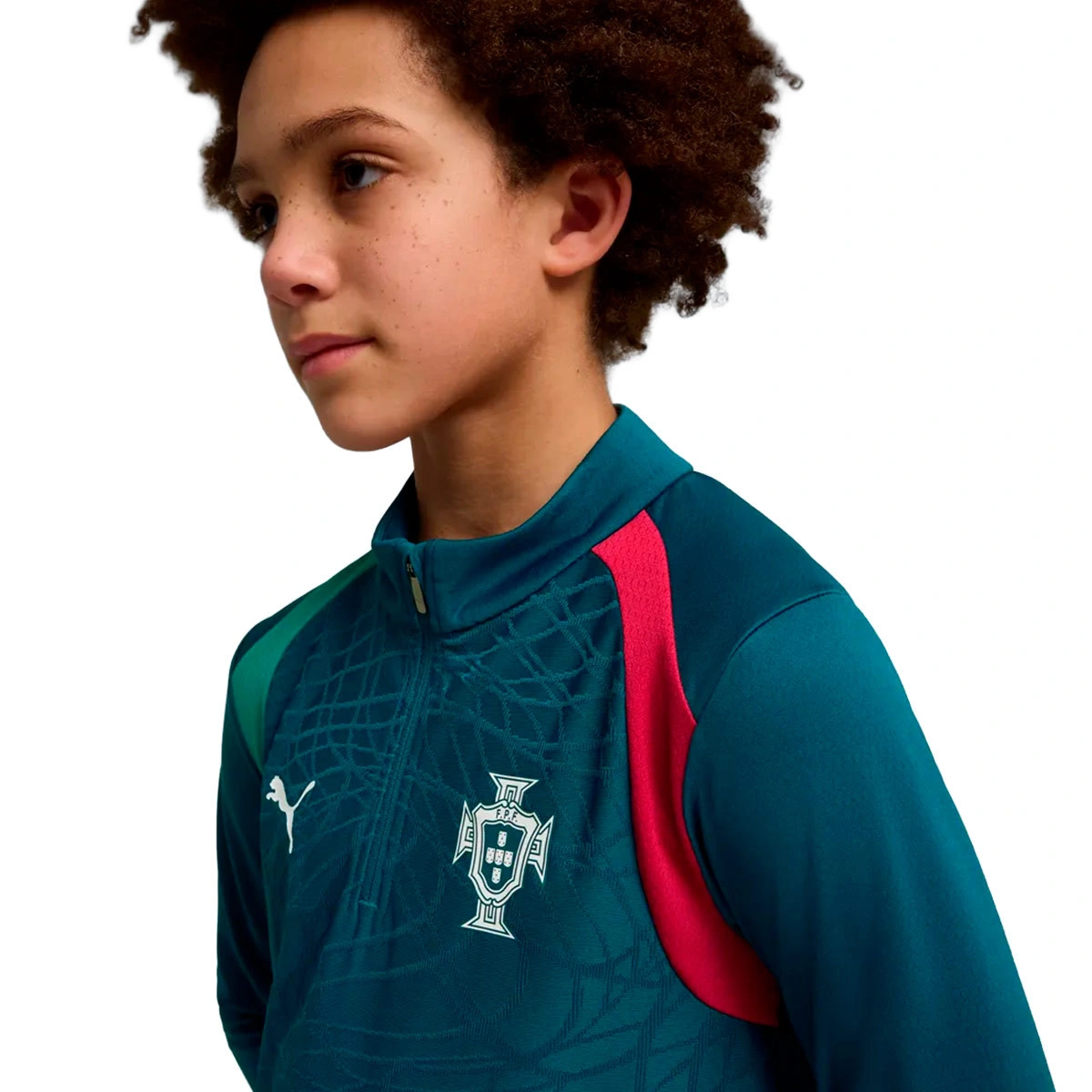 Sweatshirt Puma Portugal Training Mundial 2026 Criança