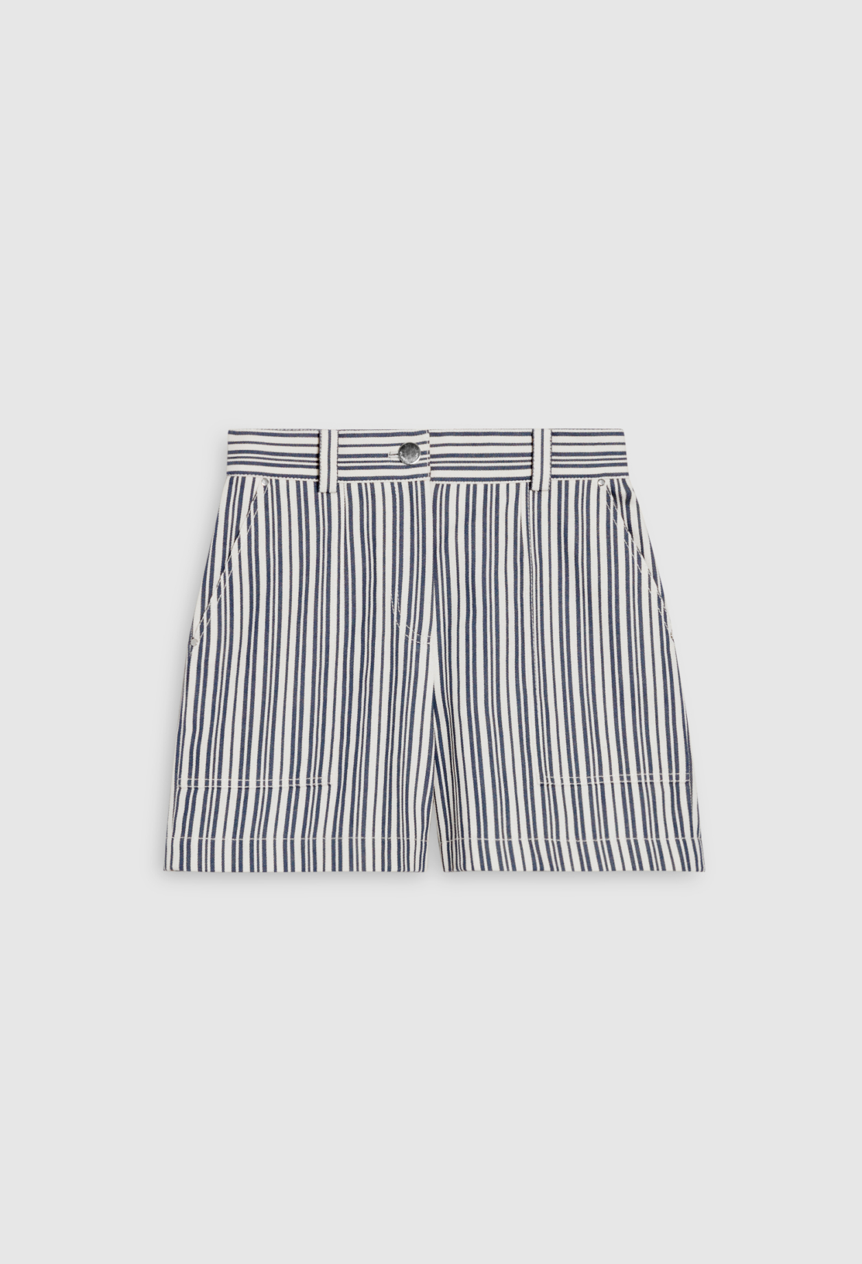 Short raye bicolore