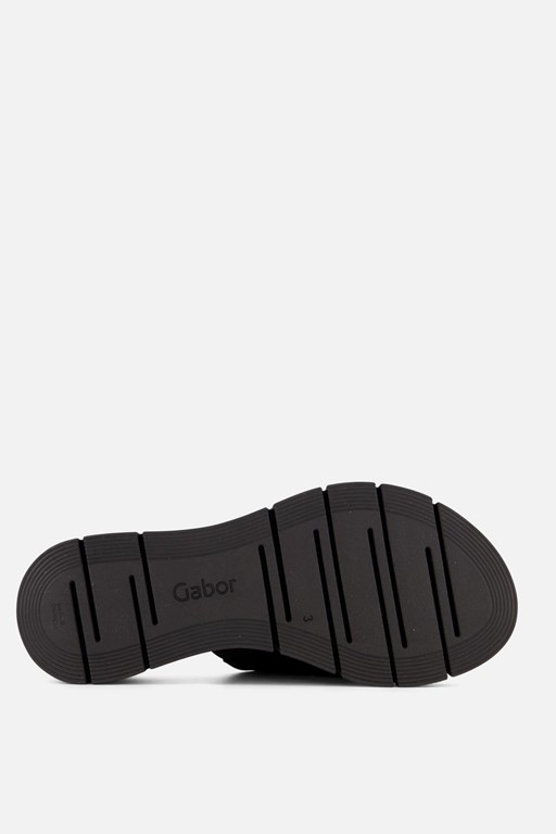 Gabor Sandalen zwart Suede