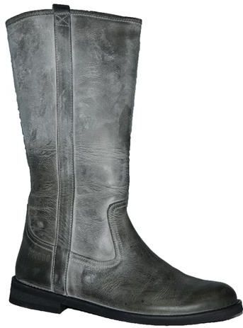 Piedro - 66016N - Laarzen - Grijs Suede - Leer