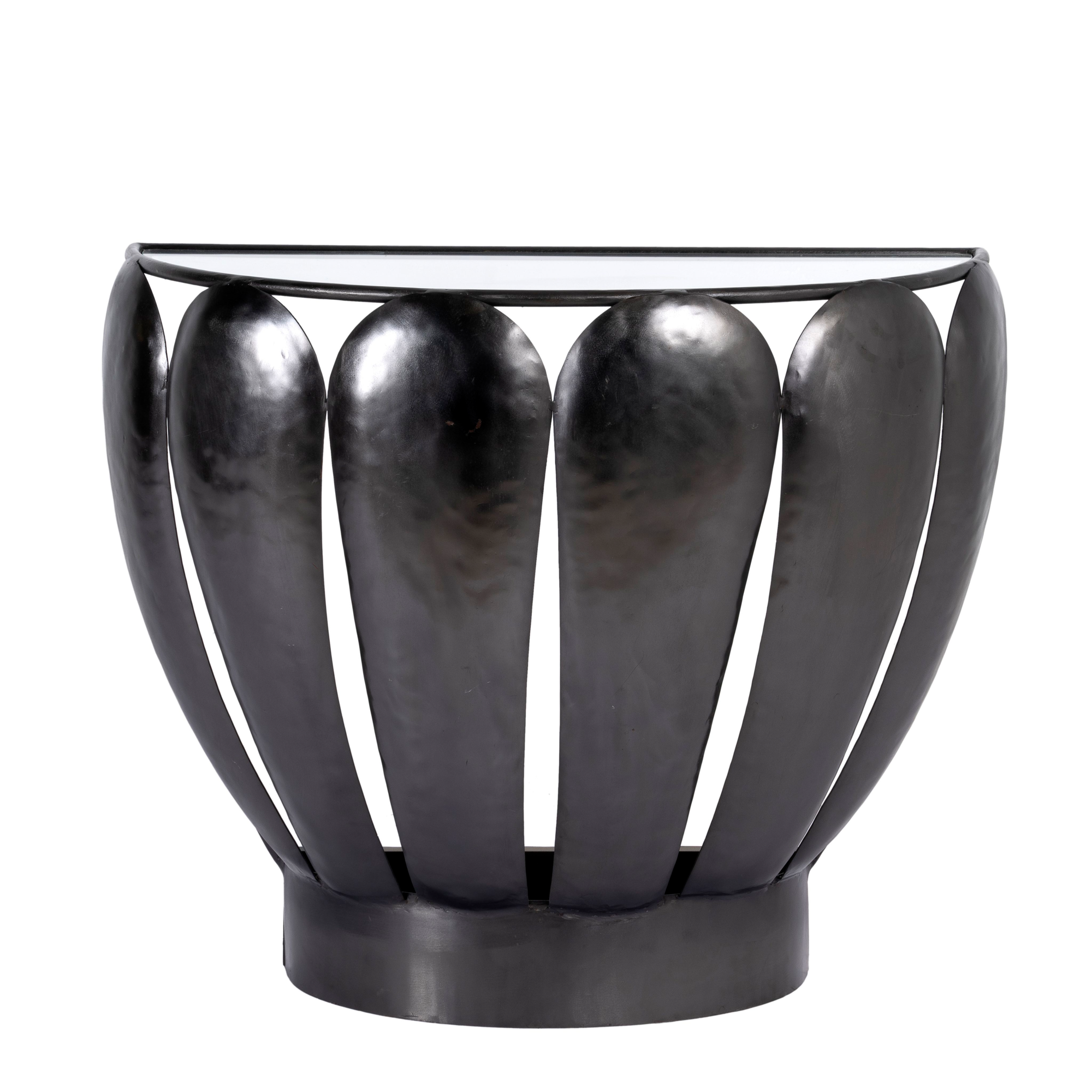 Half ronde console tafel Paresha #1