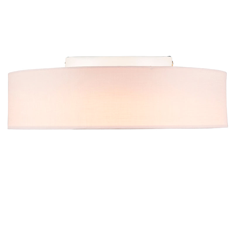 QAZQA Plafondlamp roze 40 cm incl. LED - Drum LED