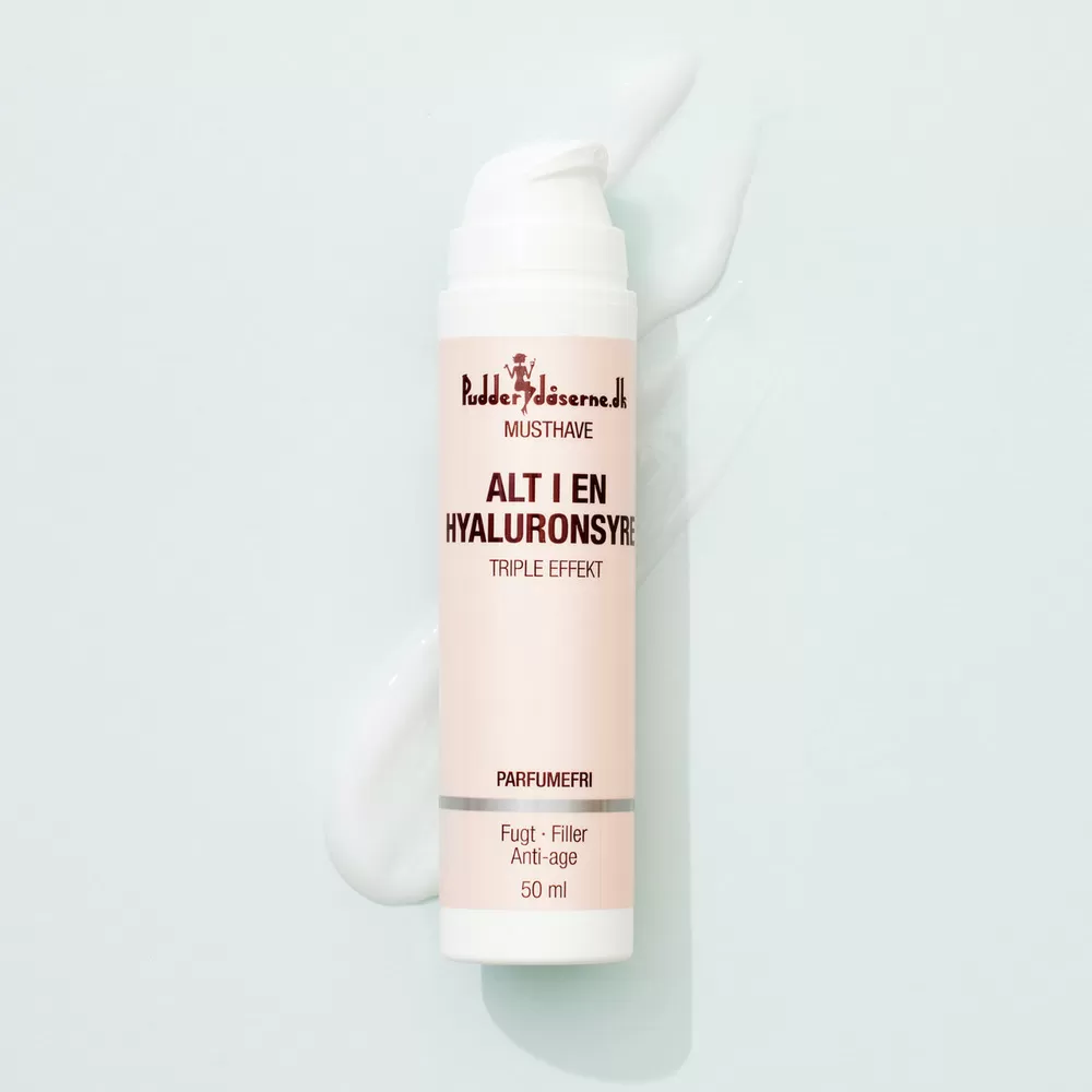 Pudderdåserne Alt i en Hyaluronsyre - 50 ml.