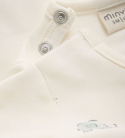 Minymo Bluse - Eierlikör m. Tiere