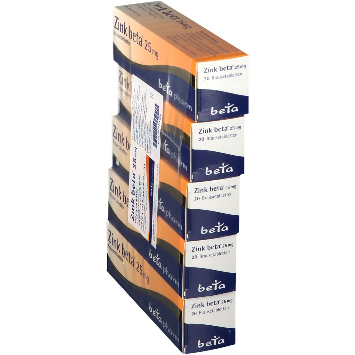Zink beta® 25 Brausetabletten
