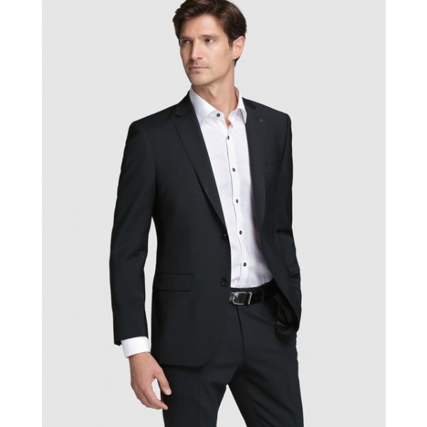 Roy Robson Blazer Formal Regular Liso Preto 46 - A39604462