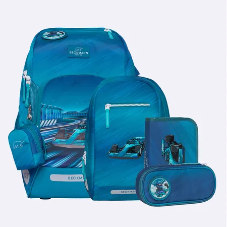 Beckmann Schulranzen-Set Active Air FLX Racing, 6-teilig