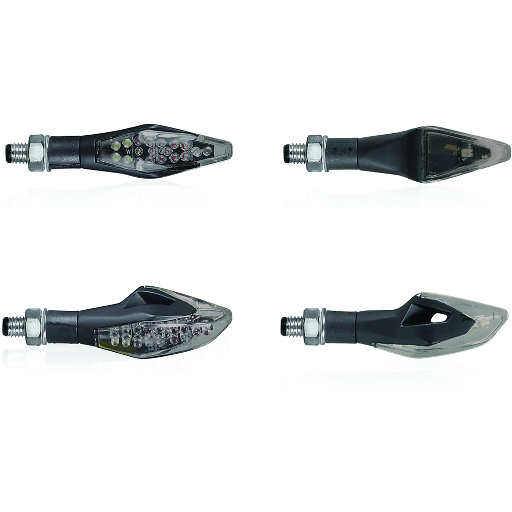 Chaft - Clignotants LED Multi Fonctions Wanted Noir / Fumé