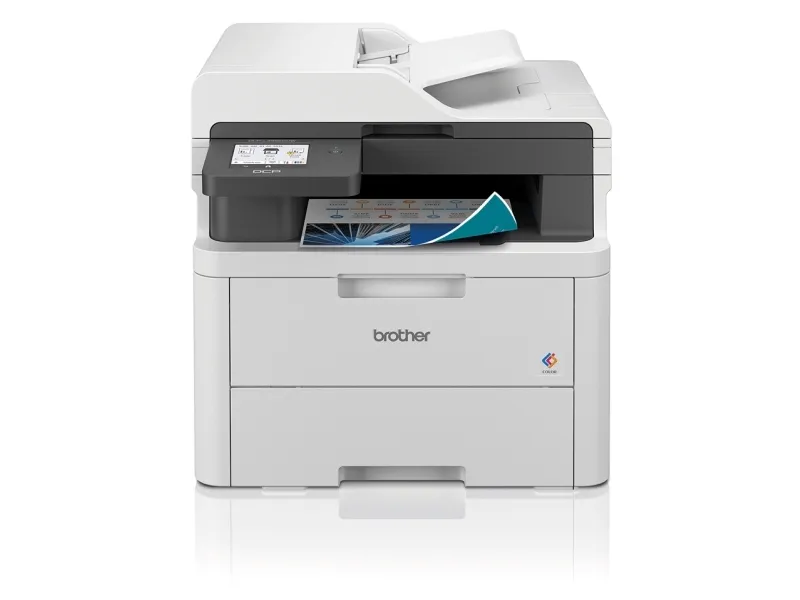 Brother DCP-L3555CDW - Multifunktionsprinter - farve - LED - A4/Legal (medie) - op til 26 spm (kopiering) - op til 26 spm (udskriver) - 250 ark - USB 2.0, Wi-Fi(n), Gigabit LAN