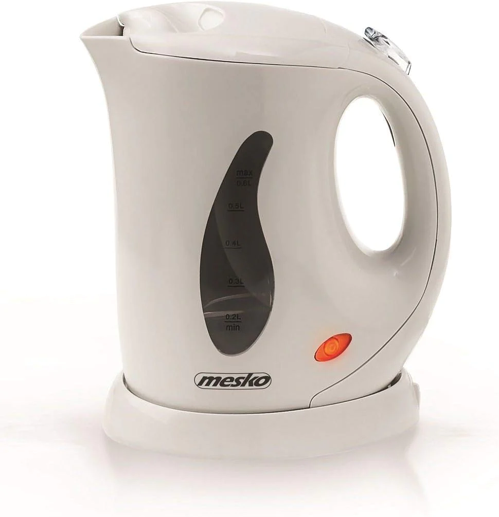 bouilloire électrique de 0,6L 760W blanc Mesko