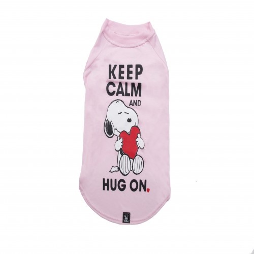 Camiseta Zooz Pets Snoopy Dog, rosa