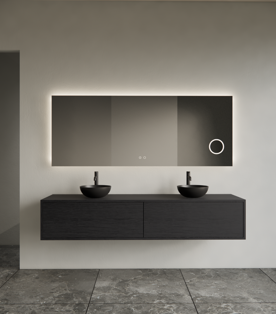 Gliss Design Lumin spiegel met LED-verlichting 140x70cm