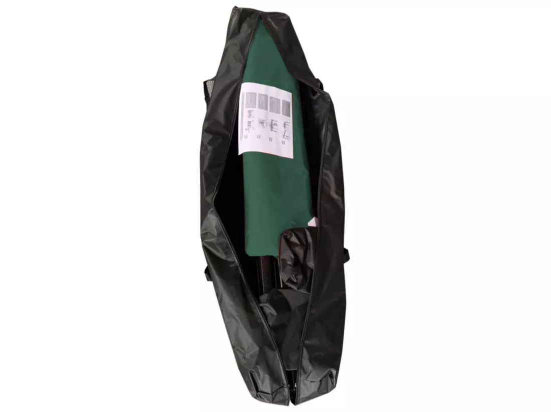 Gazebo Pliant Refermable Vert 4 Poids Métal Polyester 3x3