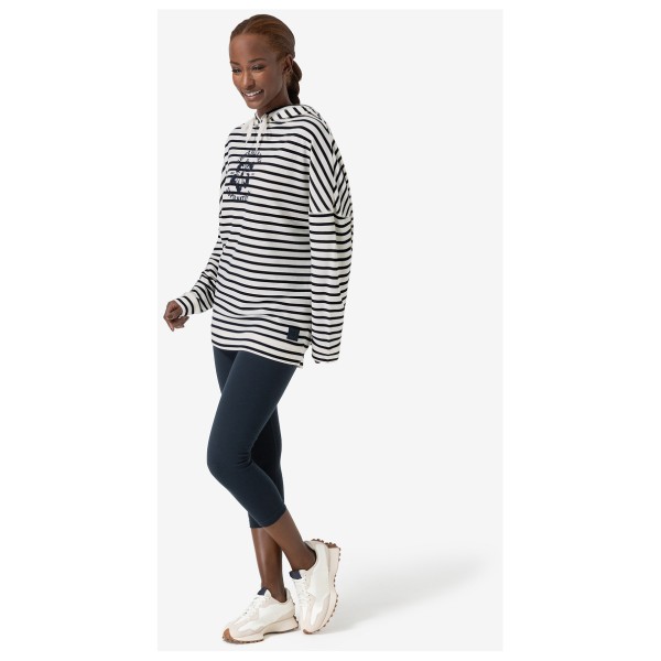 super.natural - Women's Feel Good Stripe Hibiskus Bio Hoodie - Sweat à capuche