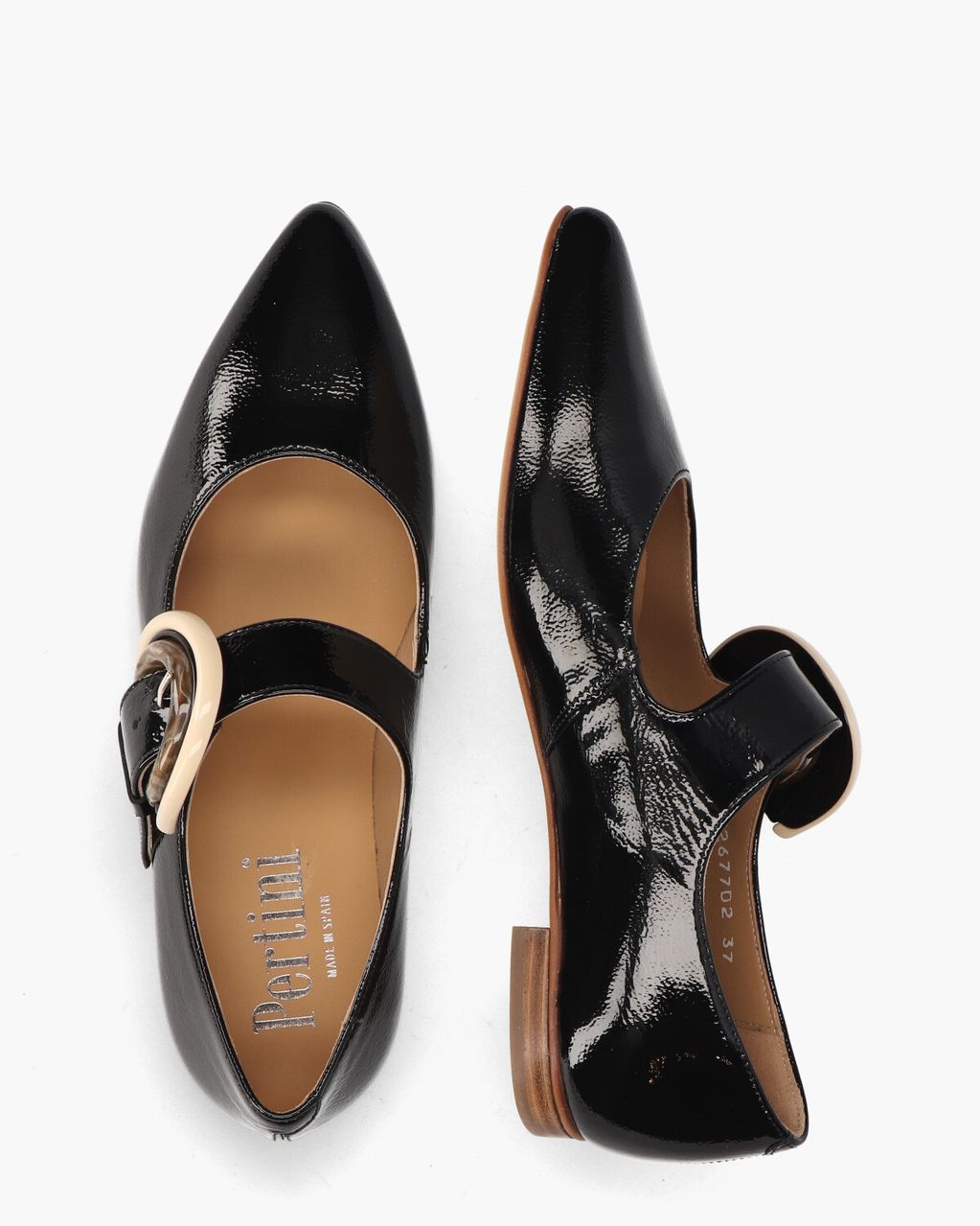 Pertini 32677 Zwart Damesballerina's
