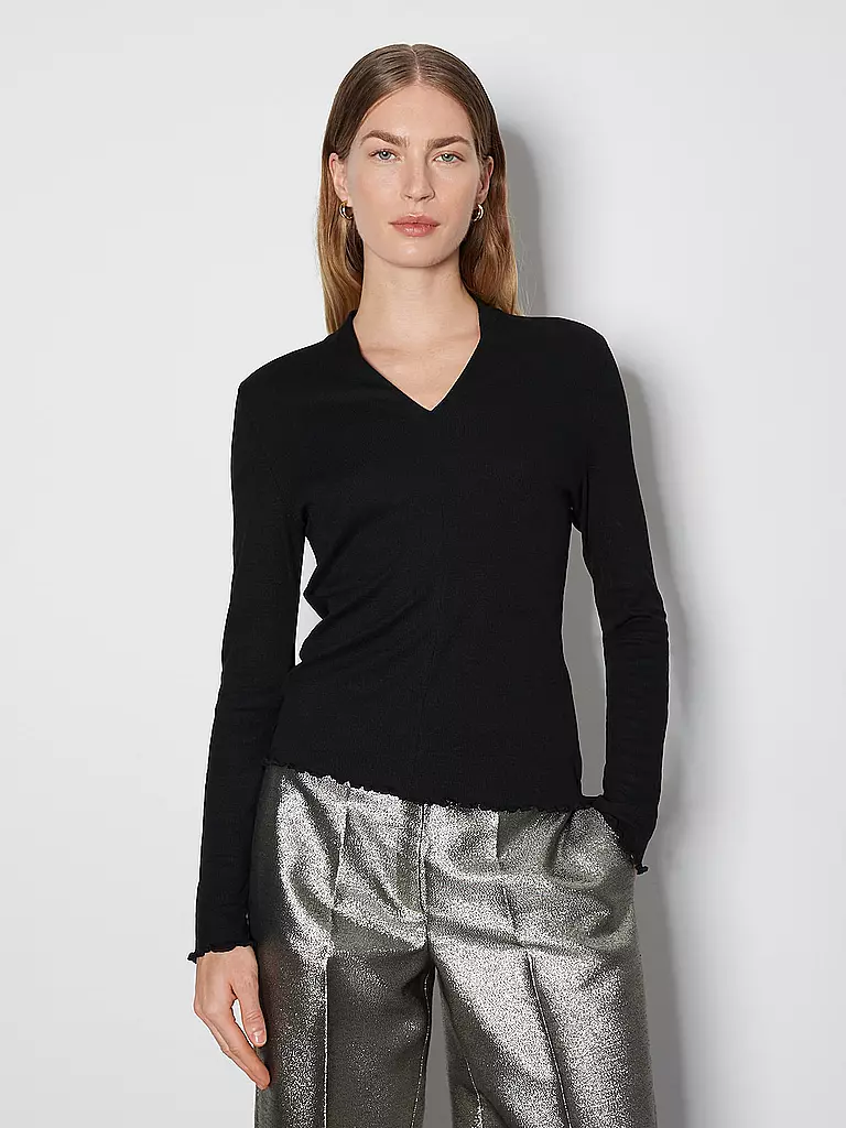 SOMEDAY Langarmshirt KALYA schwarz