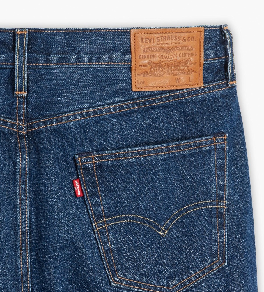 Calça jeans Levi's 568 Stay Loose, cor índigo escuro.