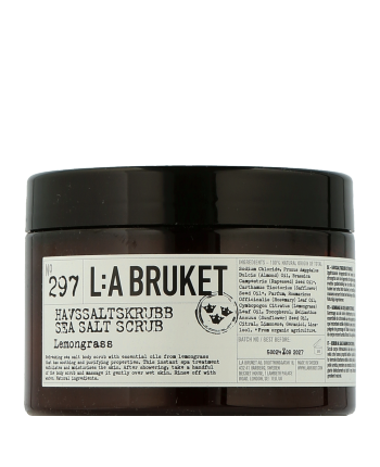 L:A BRUKET Cleansing 297 Sea Salt Scrub Lemongrass 420g
