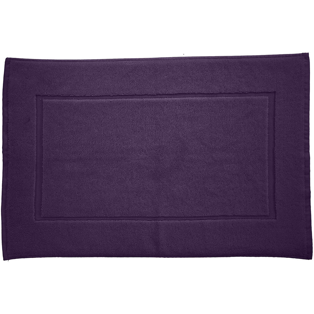 Soft by Perle de Coton Tapis de bain aubergine - 50x80 cm