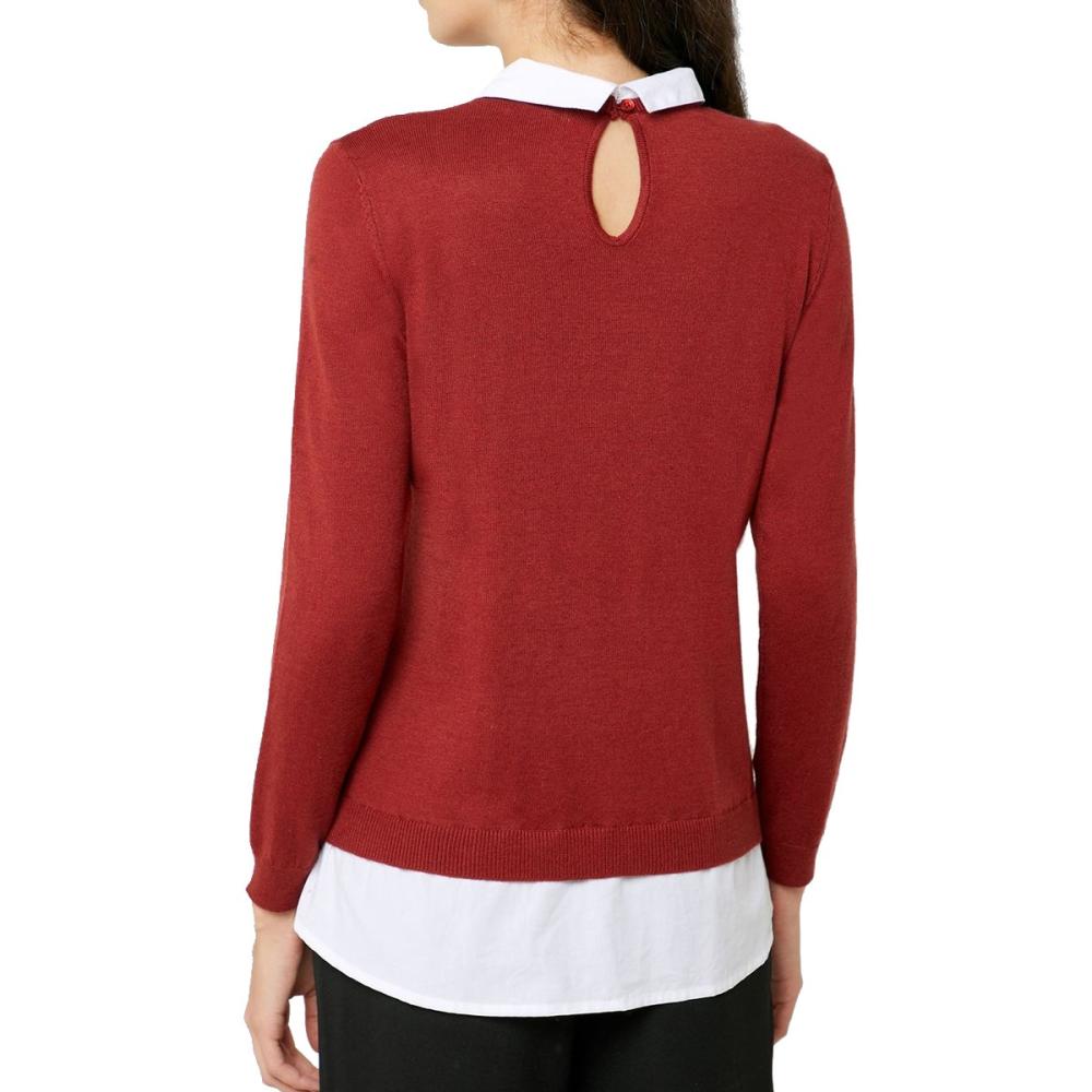 JDY Pull Bordeaux Femme Jacqueline de Yong Tara