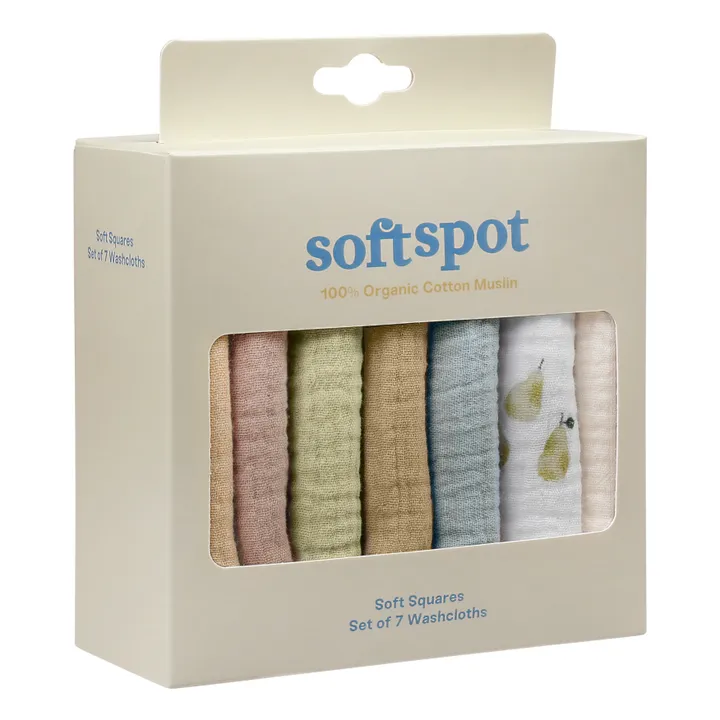 Soft Spot Serviettes en coton bio - Set de 7