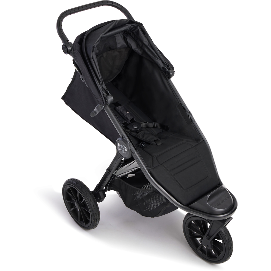 baby jogger Kombi-Kinderwagen City Elite 2 Opulent Black inklusive Babywanne, Sicherheitsbügel und Wetterschutz