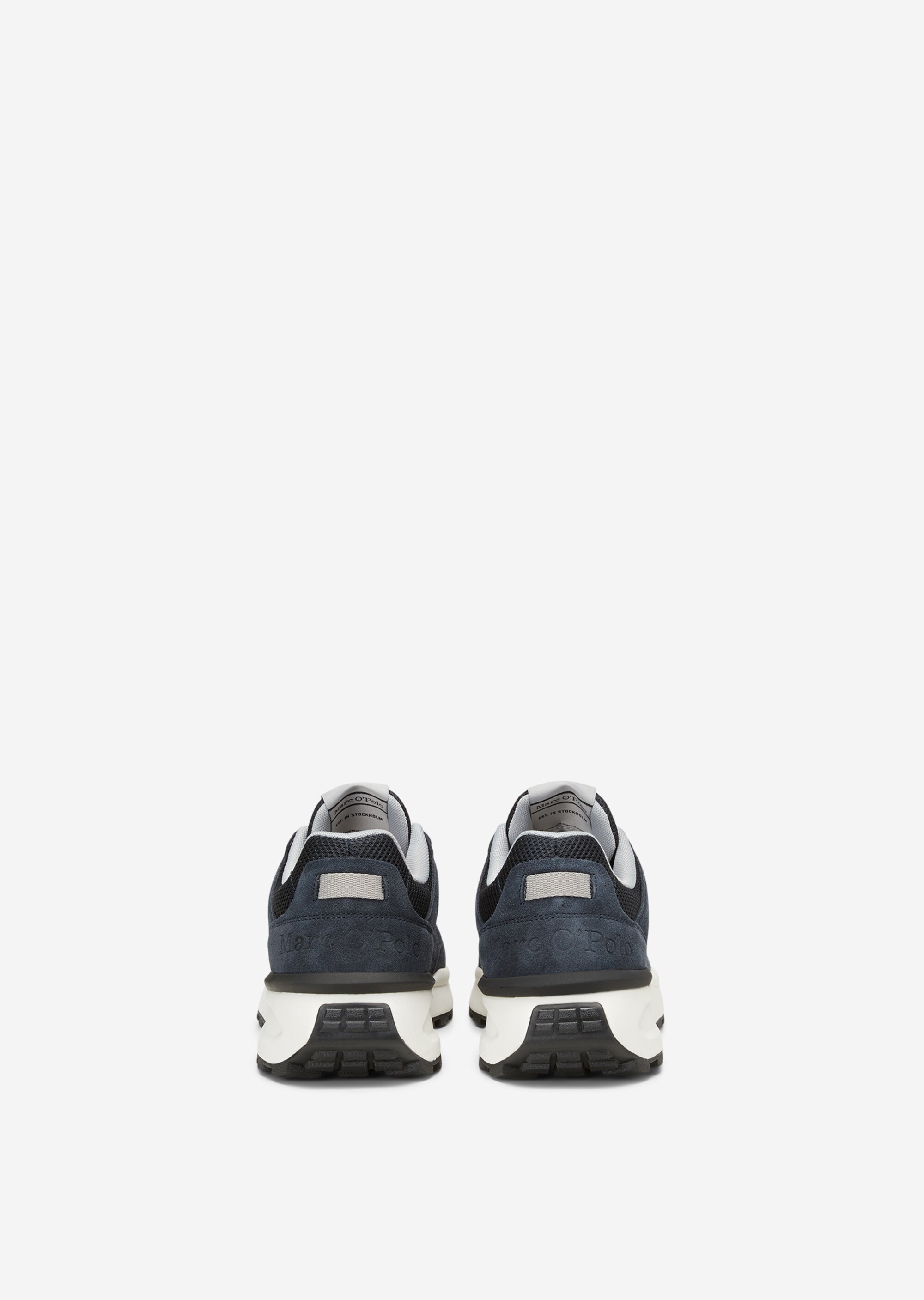 Sneaker aus Leder-Polyester-Mix