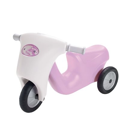 Dantoy Scooter m. Gummiräder - Rosa/Weiß