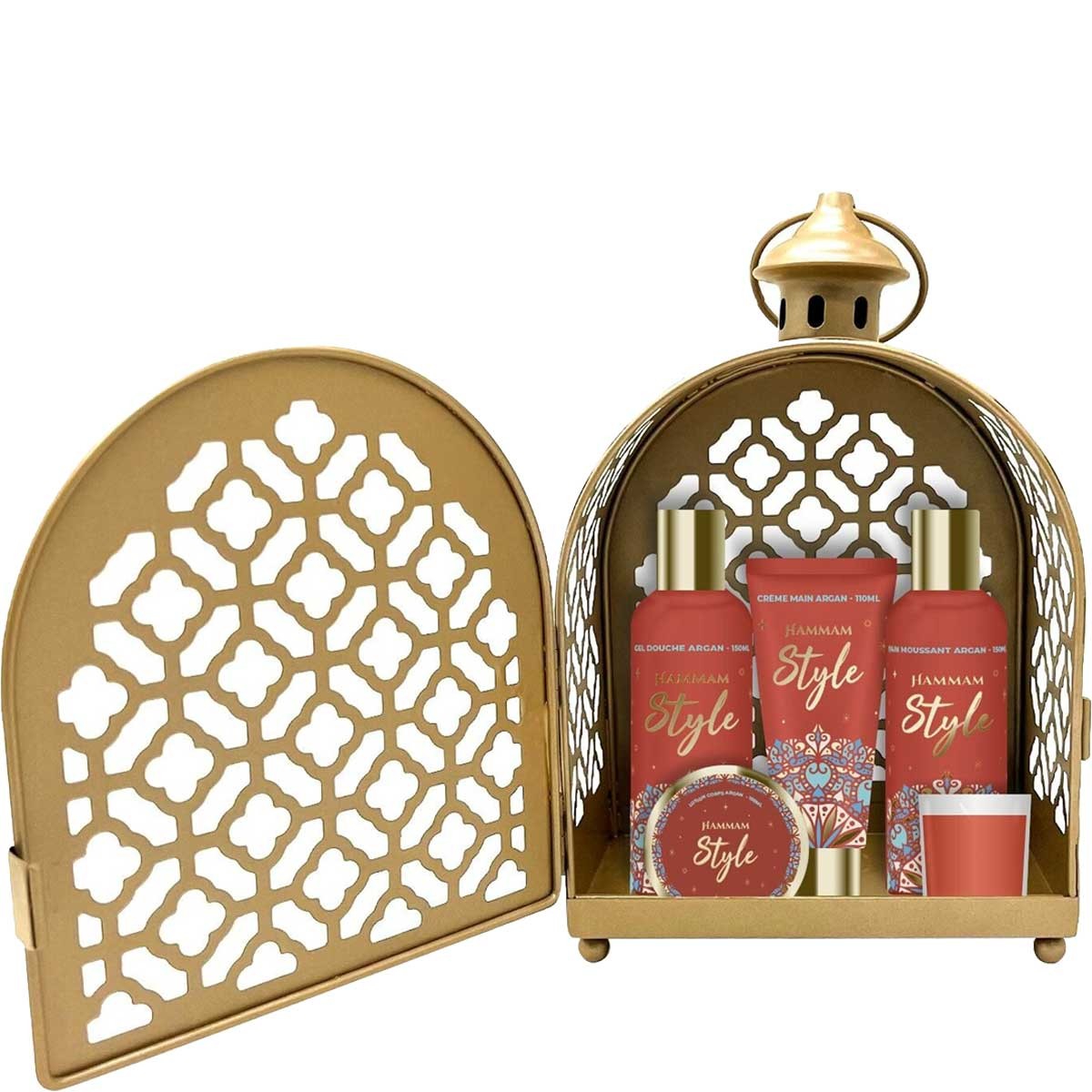 Coffret soins lanterne - Argan - Corps - 5 produits