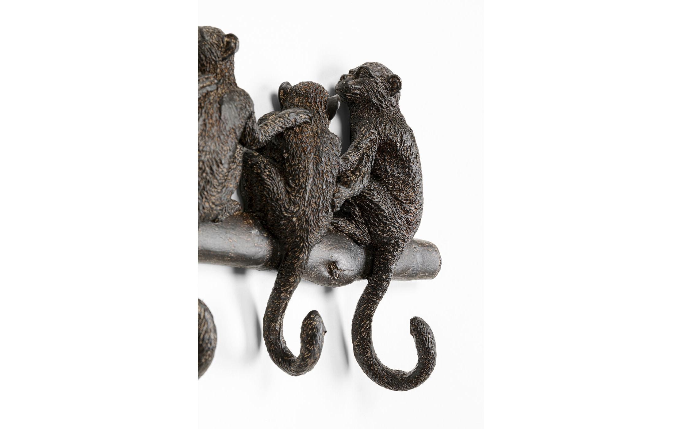 Kare Design Garderobenleiste »Monkey Family 38 cm x 21 cm«
