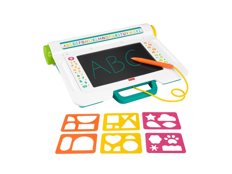 Fisher-Price Doodle Pro Lernstation Lern- und Zeichenbrett mit LCD-Bildschirm für Kinder
