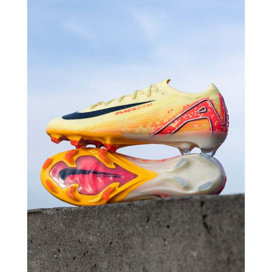 Nike Air Zoom Mercurial Vapor 16 Elite FG Mbappé Personal Edition - Orange/Bleu