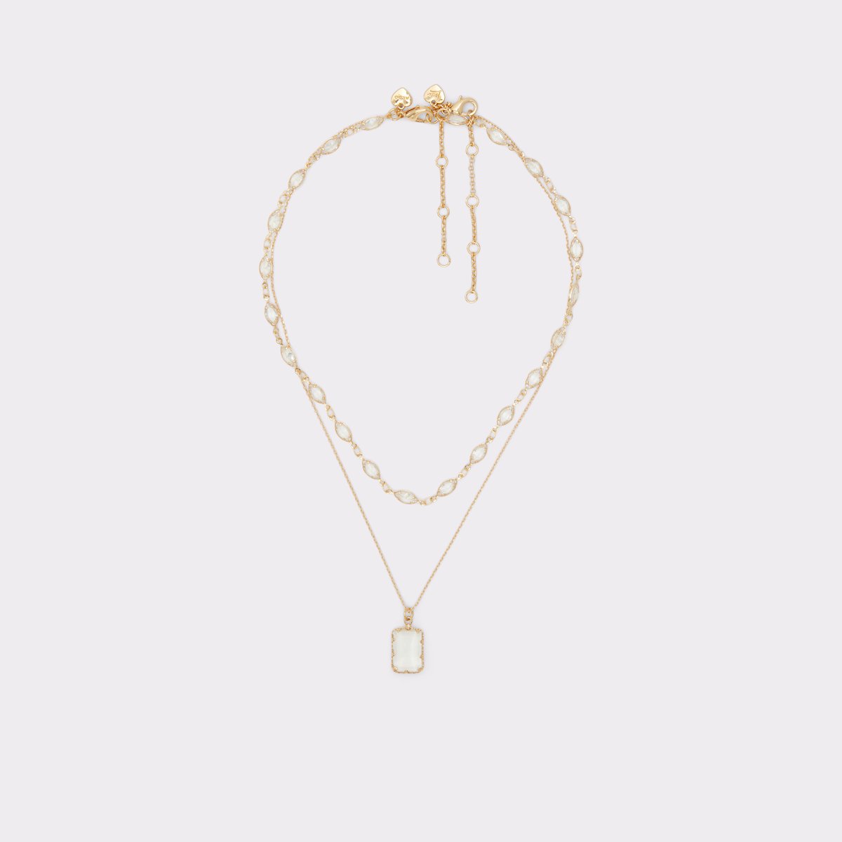 Destinie Gold-Clear Multi Women Necklaces
