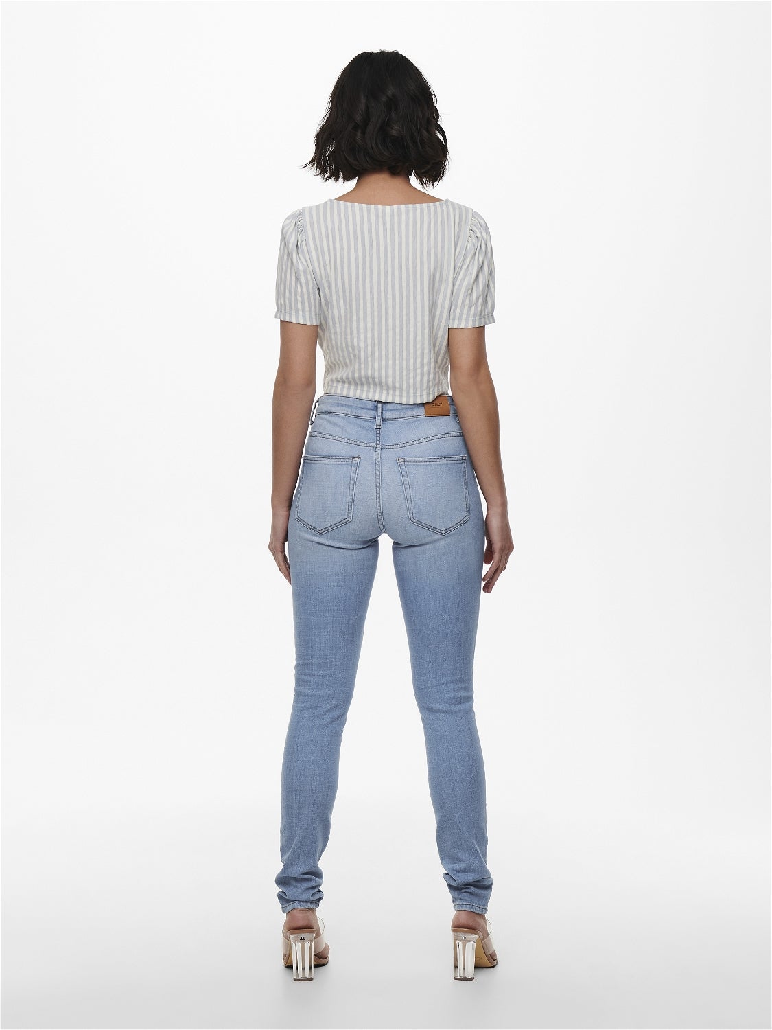 ONLANNE Mittlere Taille Skinny Fit Jeans Light Blue Denim
