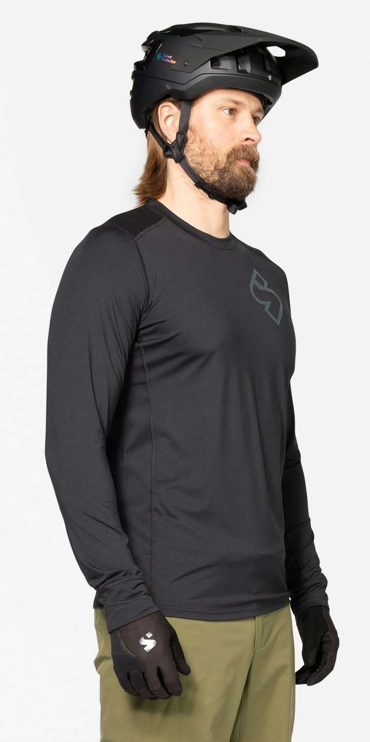 Hunter LS Jersey Herre Black