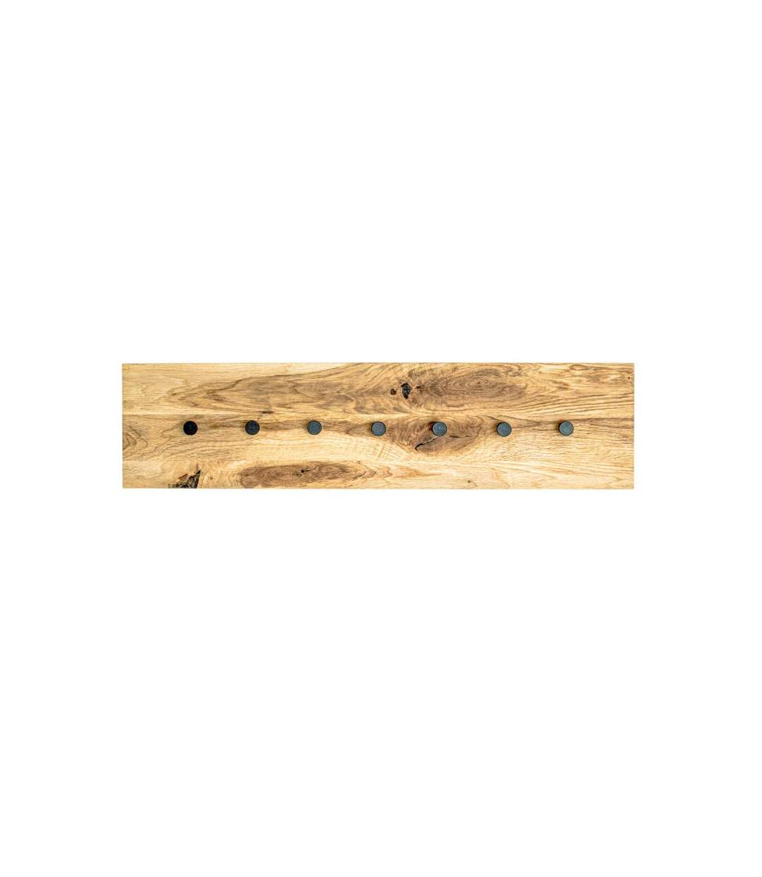 Paris Prix - Patère Murale 7 Crochets royal Oak 80cm Naturel