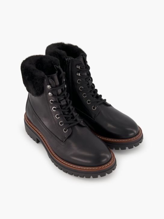 5th Avenue Schnür-Stiefelette Schwarz