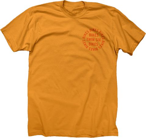 BIKES Herren-Kurzarmshirt  golden yellow  S