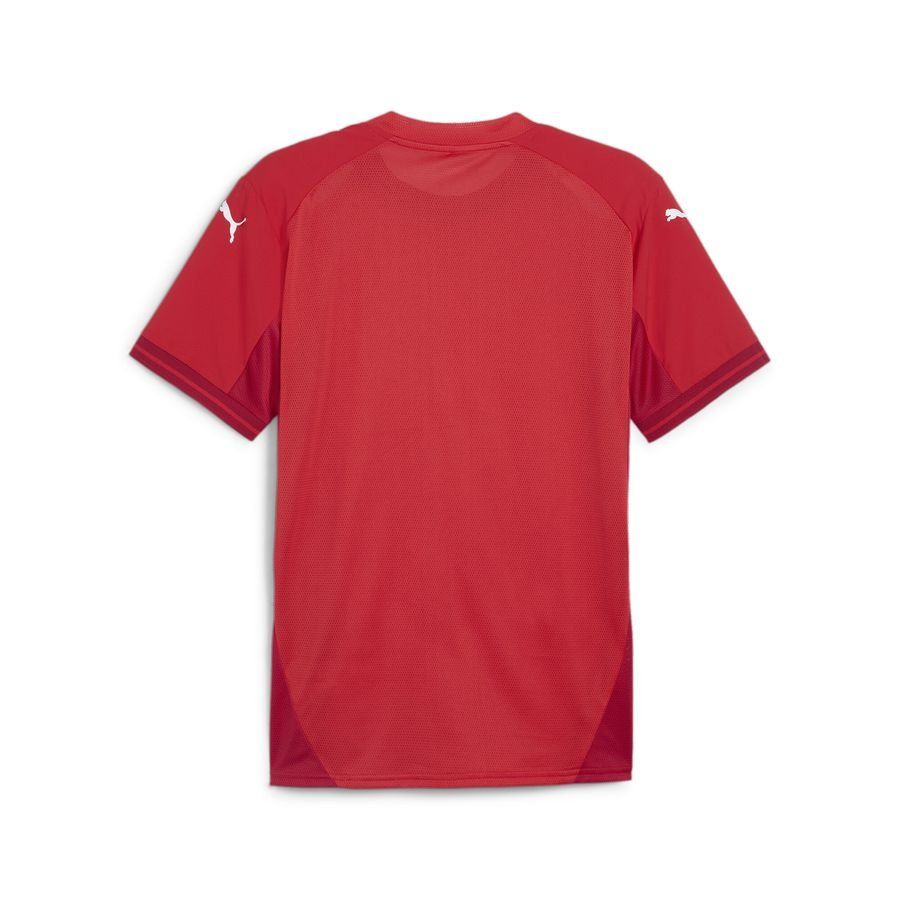 PUMA T-shirt d'Entraînement teamFINAL - Rouge/Blanc